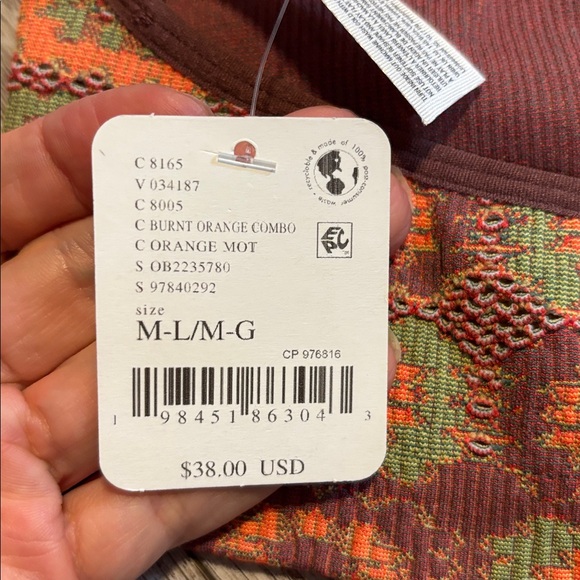 Free People Multicolor Knit Halter Top/Bralette - Picture 3 of 5